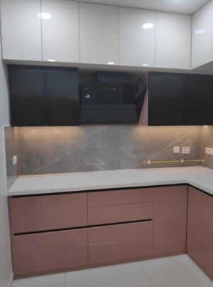 Kitchen in 3 BHK Apartment at Rajapushpa Provincia, Narsingi – for Rent