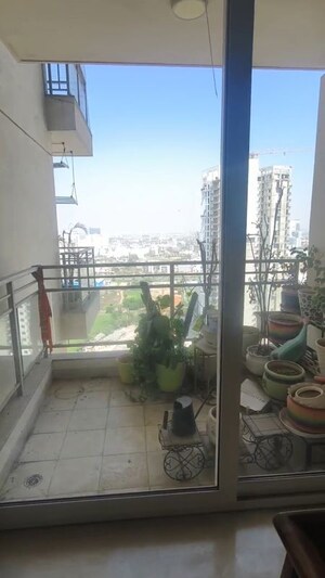 Balcony in 3.5 BHK Apartment at DLF The Primus, Sector 82a – for Rent
