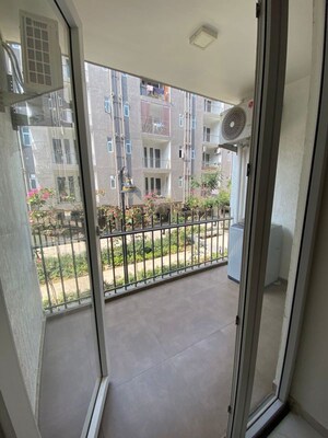 Balcony in 2.5 BHK Builder Floor at Smart World Gems, Sector 89 – for Rent