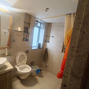 Bathroom in 1 BHK Apartment at North Bombay Society, Juhu – for Rent