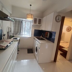 Kitchen in 1 BHK Apartment at North Bombay Society, Juhu – for Rent