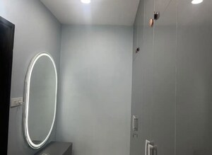 Bathroom in 4 BHK Villa at Rajapushpa Green Dale, Tellapur – for Rent