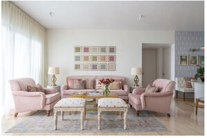 Living Room in 3 BHK Apartment at Wadhwa Imperial Heights, Goregaon West – for Rent