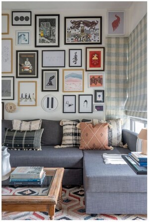 Living Room in 3 BHK Apartment at Wadhwa Imperial Heights, Goregaon West – for Rent