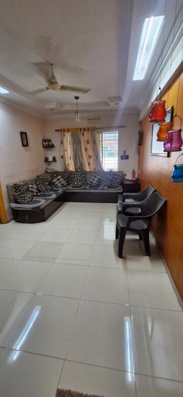 Living Room in 2 BHK Apartment at Dwarkadheesh Residency, Pimple Saudagar – for Rent