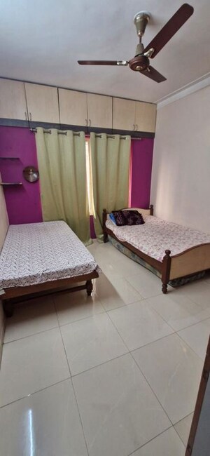 Bedroom in 2 BHK Apartment at Dwarkadheesh Residency, Pimple Saudagar – for Rent