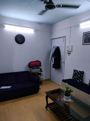 Living Room in 1 RK Apartment at Gharonda Housing, Ghansoli – for Sale