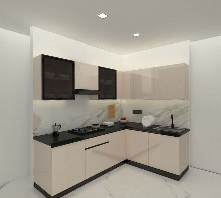 Kitchen, kalkaji 2 Bedroom 900 Sq.Ft. Builder Floor In Kalkaji Delhi 10129082