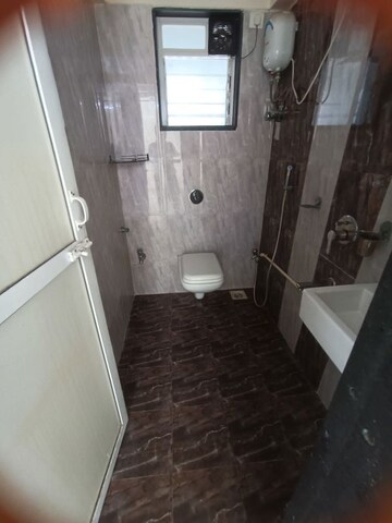 Bathroom in 1 BHK Apartment at Lotus Lotus Link Square, Malad West – for Rent