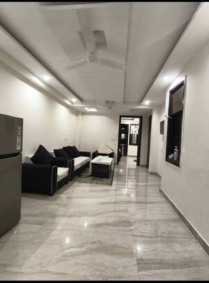 Living Room in 3 BHK Builder Floor at Chattarpur – for Rent