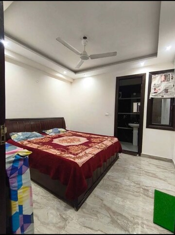Bedroom in 3 BHK Builder Floor at Chattarpur – for Rent