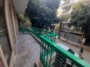 Balcony in 3 BHK Builder Floor at Uday Park – for Rent