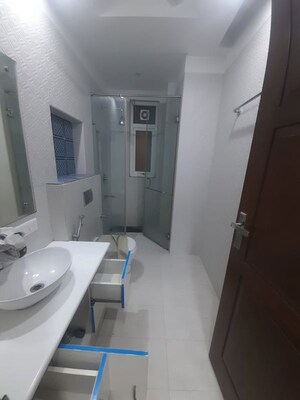 Bathroom in 3 BHK Builder Floor at Uday Park – for Rent