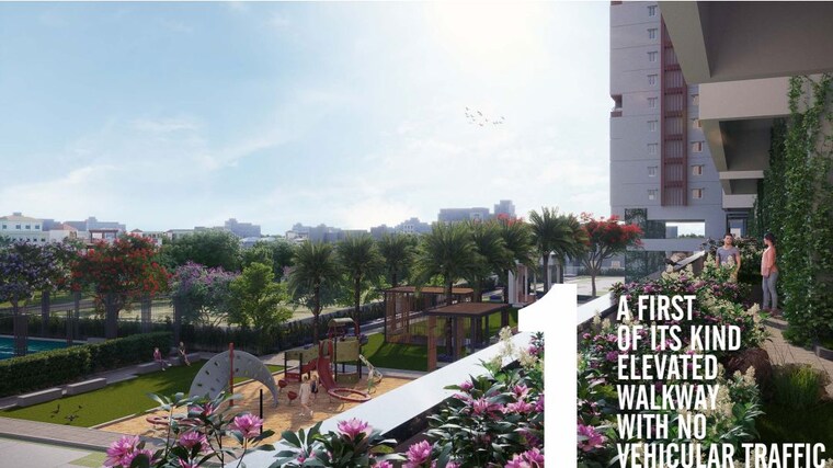 Exterior View, narsingi 3 Bedroom 1540 Sq.Ft. Apartment In Narsingi Hyderabad 10129153