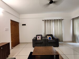 Living Room in 3 BHK Apartment at Vars Parkwood, Bellandur – for Rent