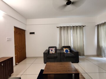 Living Room in 3 BHK Apartment at Vars Parkwood, Bellandur – for Rent