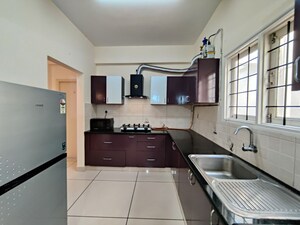 Kitchen in 3 BHK Apartment at Vars Parkwood, Bellandur – for Rent