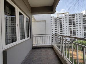 Balcony in 3 BHK Apartment at Vars Parkwood, Bellandur – for Rent