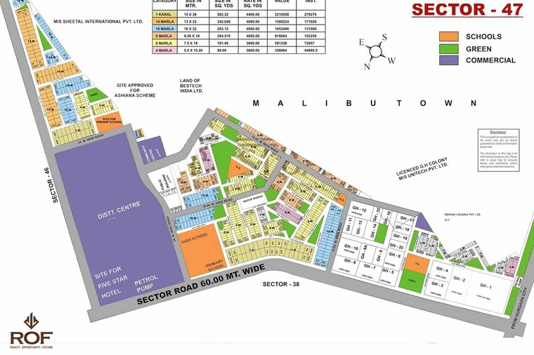 Master Plan, ild-trade-centre Commercial Office Space 1250 Sq.Ft. In Sector 47 Gurgaon 10129187