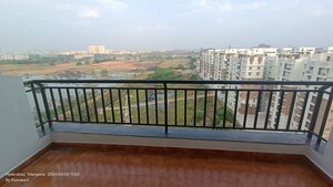 Balcony in 4 BHK Apartment at Induscrest Apartment Complex, Osman Nagar – for Rent