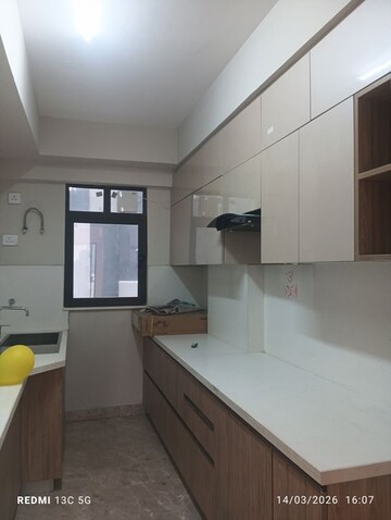 Kitchen in 3 BHK Builder Floor at Signature Global City 63A, Sector 63a – for Rent