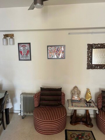 Living Room in 3 BHK Apartment at DLF The Skycourt, Sector 86 – for Rent