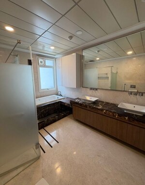 Bathroom in 4 BHK Apartment at Prestige White Meadows, Whitefield – for Sale