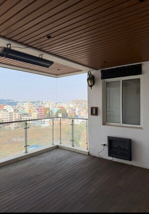 Balcony in 4 BHK Apartment at Prestige White Meadows, Whitefield – for Sale