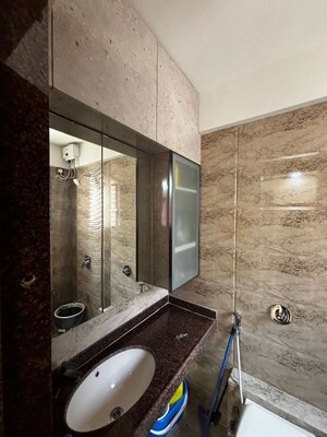 Bathroom in 2 BHK Apartment at Neel Sidhi Anexo, Ghansoli – for Sale