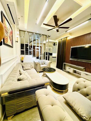 Living Room in 3 BHK Villa at Sector 16b – for Sale