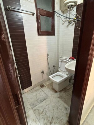 Bathroom in 3 BHK Builder Floor at Old Rajinder Nagar – for Rent