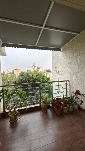 Balcony in 3 BHK Apartment at Regency Cosmos, Baner – for Rent