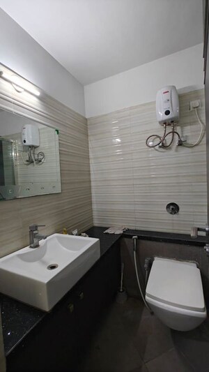 Bathroom in 3 BHK Apartment at Regency Cosmos, Baner – for Rent