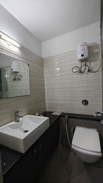 Bathroom in 3 BHK Apartment at Regency Cosmos, Baner – for Rent