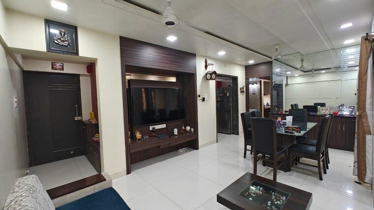 Living Room, regency-cosmos 3 Bedroom 1600 Sq.Ft. Apartment In Baner Pune 10129360