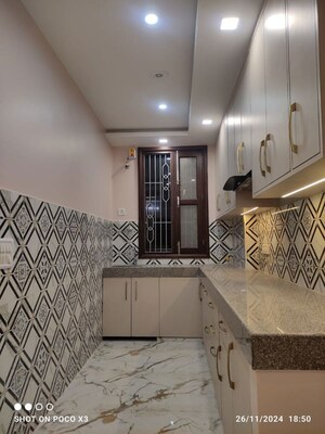 Kitchen in 3 BHK Builder Floor at Rama Park – for Rent