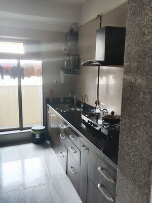 Kitchen in 2.5 BHK Apartment at Sheth Vasant Oasis, Andheri East – for Rent