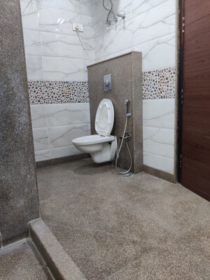 Bathroom in 2 BHK Builder Floor at Tagore Garden Extension – for Rent