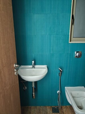 Bathroom in 1 BHK Apartment at Lodha Crown Quality Homes, Majiwada – for Rent