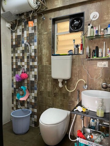 Bathroom in 3 BHK Apartment at Vanaz Corner, Kothrud – for Rent