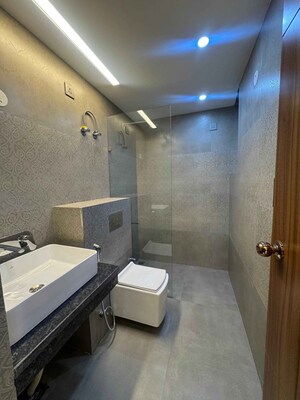 Bathroom in 3 BHK Builder Floor at Saket – for Rent