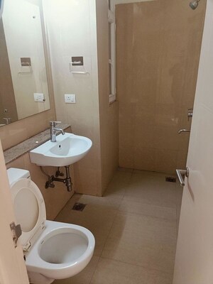 Bathroom in 3 BHK Apartment at Emaar Emerald Estate, Sector 65 – for Rent