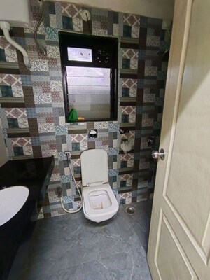 Bathroom in 1 BHK Apartment at Simran Heights Chembur, Chembur – for Rent