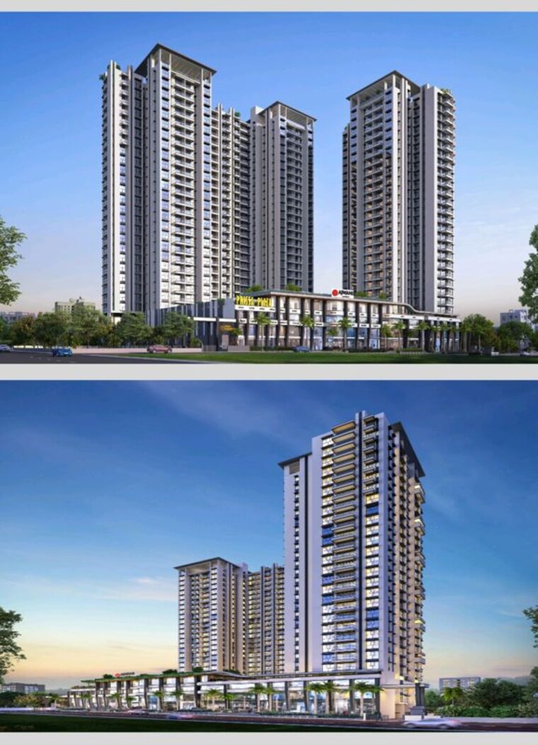 Exterior View, ajwani-prissa-pratham 3 Bedroom 1177 Sq.Ft. Apartment In Wakad Pune 10129521