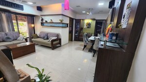 Living Room in 2 BHK Apartment at Kharghar – for Rent