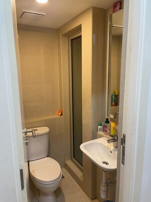 Bathroom in 1 BHK Builder Floor at Hiranandani Estate – for Rent