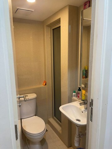 Bathroom in 1 BHK Builder Floor at Hiranandani Estate – for Rent