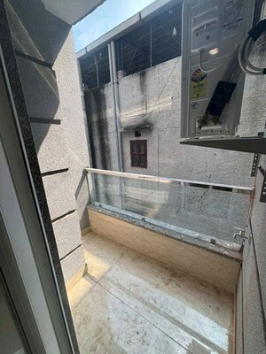 Balcony in 1 BHK Apartment at Palm Residency Chhatarpur, Chattarpur – for Rent