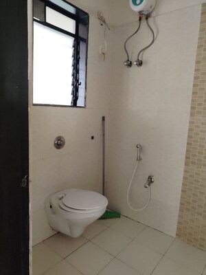 Bathroom in 3 BHK Apartment at Anant CHS Kharghar, Kharghar – for Rent