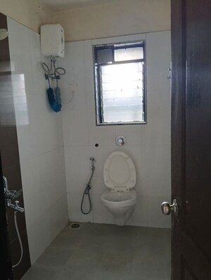 Bathroom in 3 BHK Apartment at Anant CHS Kharghar, Kharghar – for Rent
